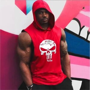 GYM Men Hoodie Sweatshirts fitness bodybuilding tank top
Sleeveless vest